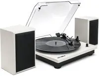 Buy Direct Victrola Vm135wht Montauk Bt Turntable Spkrs Wht