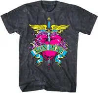 Top Pick Bon Jovi Hearttshrit Shrt Slv 2xl Blk 10531029a5