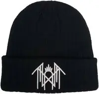 Super Sale Sleep Token Embroidered Logo Beanie Osfa Black