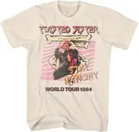 Trusted Brand Twisted Sister Stay Hungry Wt 1984 Tshirt Sml Ntrl