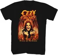 Order Now Ozzy Osborne Demon Wings Tshirt Extra Large Black