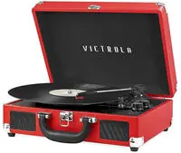 Secure Checkout Victrola Vsc-550bt-Red Journey Bt Turntable Red