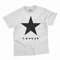 David Bowie Blackstar Album Cover T-Shirt White Sm Fast Shipping