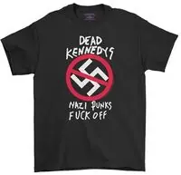 Dead Kennedys Nazi Punks T-Shirt Black Medium Luxury