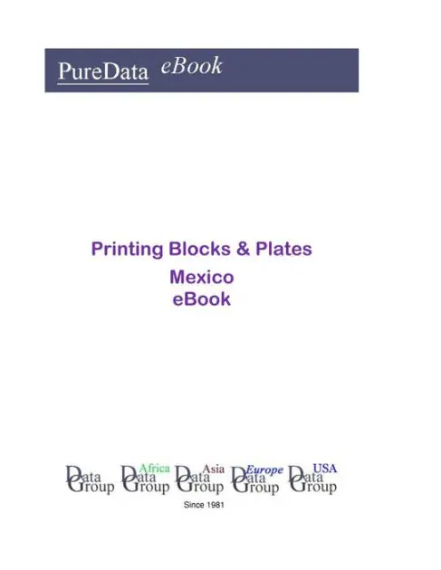 Printing Blocks & Plates in Mexico Genuine