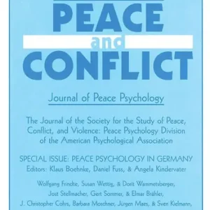 Peace Psychology in Germany: A Special Issue of Peace and Conflict Sale