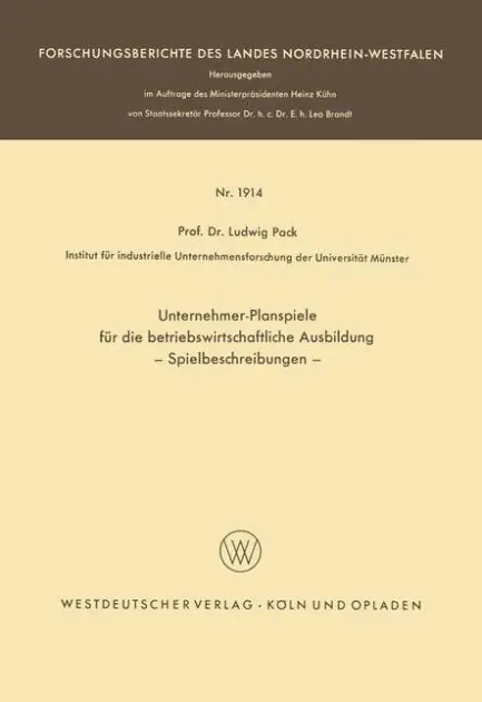 Unternehmer-Planspiele für die betriebswirtschaftliche Ausbildung: Spielbeschreibungen Shop Now