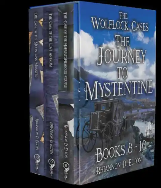 Original The Journey to Mystentine Books 8 - 10 (The Wolflock Cases)