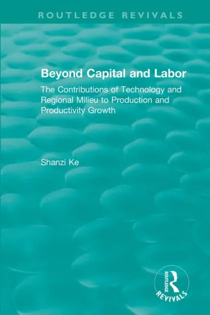 Beyond Capital and Labor: The Contributions of Technology and Regional Milieu to Production and Productivity Growth Holiday Sale