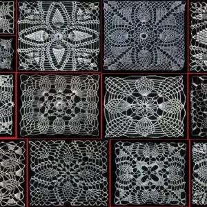 Crochet Runners, Bedspreads, Chair Covers, Arm Rests and More with Vintage Crochet Pineapple Squares Patterns Crochet Book New Release