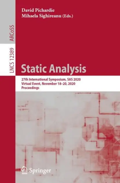 Free Returns Static Analysis: 27th International Symposium, SAS 2020, Virtual Event, November 18-20, 2020, Proceedings