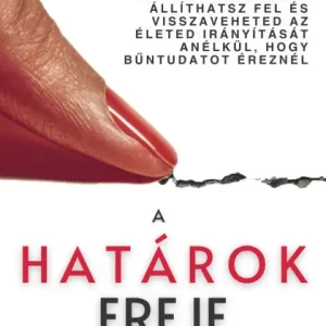 Factory Price A Határok Ereje: Gyakorlati Technikák, Amelyek Segítségével Könnyedén Nemet (Vagy Igent) Mondhatsz, Világos Határokat Állíthatsz Fel És Visszaveheted Az Életed Irányítását Anélkül, Hogy Buntudatot Éreznél