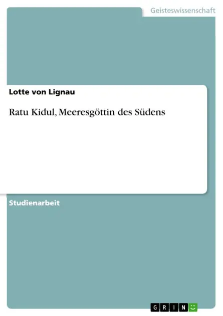 Genuine Ratu Kidul, Meeresgöttin des Südens