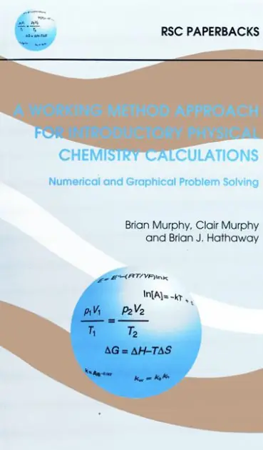 Big Sale A Working Method Approach for Introductory Physical Chemistry Calculations