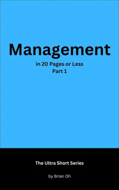Management in 20 Pages or Less: Part 1 Flash Sale