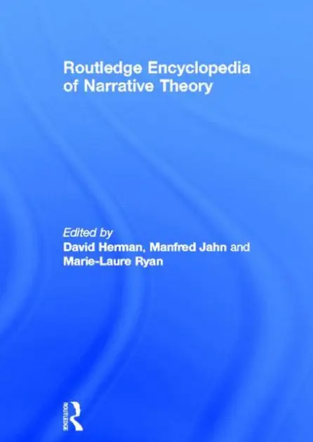 Direct From Manufacturer Routledge Encyclopedia of Narrative Theory