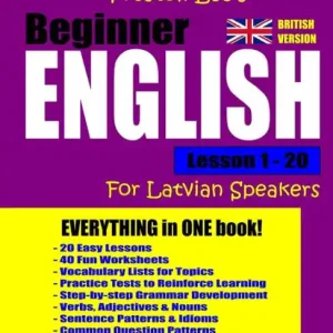 Reduced Price Preston Lee's Beginner English Lesson 1 - 20 For Latvian Speakers (British)