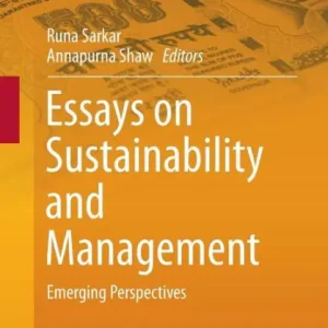 Order Now Essays on Sustainability and Management: Emerging Perspectives
