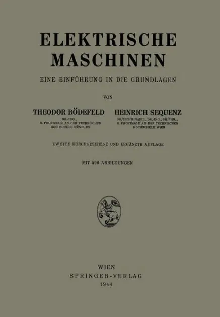 Elektrische Maschinen: Eine Einführung in die Grundlagen Markdown
