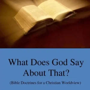 Handmade What Does God Say About That?: (Bible Doctrines for a Christian Worldview)