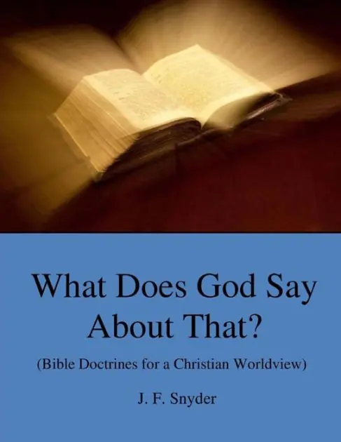 Handmade What Does God Say About That?: (Bible Doctrines for a Christian Worldview)