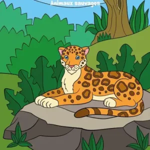 Fan Favorite Livre de coloriage Animaux sauvages 4