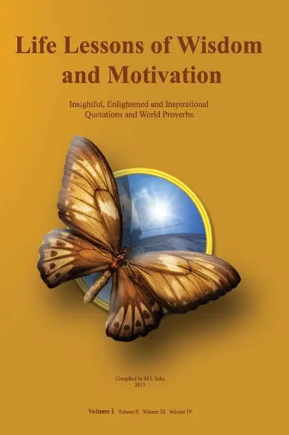 Factory Price Life Lessons of Wisdom and Motivation: Insightful, Enlightened and Inspirational quotations and proverbs.