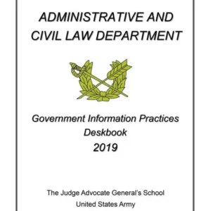 Government Information Practices Deskbook 2019 Next Day Delivery