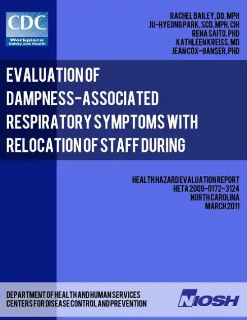 Flash Sale Evaluation of Dampness-Associated Respiratory Symptoms with Relocation of Staff during Remediation of an Elementary School