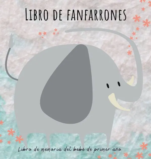 Final Sale Libro de fanfarrones: Libro de memoria del bebé de primer año ilustrado con fotos