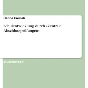 Schulentwicklung durch »Zentrale Abschlussprüfungen« Bulk Order