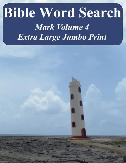 Free Shipping Bible Word Search Mark Volume 4: King James Version Extra Large Jumbo Print