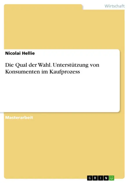 Seasonal Sale Die Qual der Wahl. Unterstützung von Konsumenten im Kaufprozess