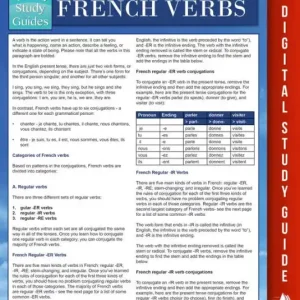 New Release French Verbs (Speedy Language Study Guides)
