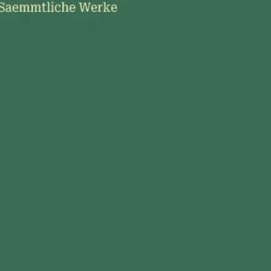 Money Back Guarantee Saemmtliche Werke