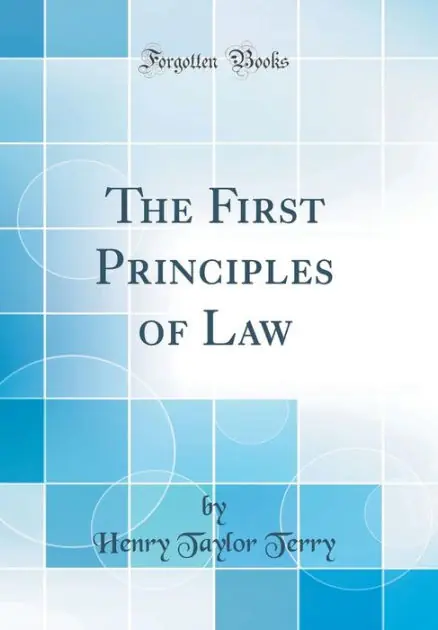 The First Principles of Law (Classic Reprint) Price Drop