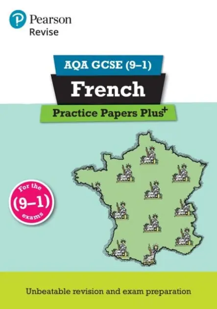 Pearson REVISE AQA GCSE French Practice Papers Plus: For 2025 and 2026 assessments and exams Price Drop
