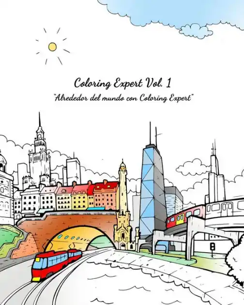 Trending Coloring Expert Vol. 1 (Spanish Edition): Alrededor del mundo con Coloring Expert