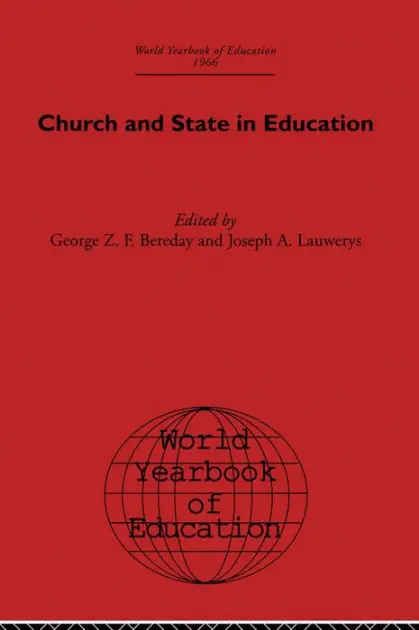 World Yearbook of Education 1966: Church and State in Education New Arrival