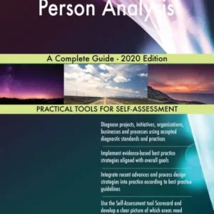 Best Seller Person Analysis A Complete Guide - 2020 Edition
