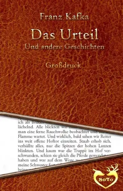 Das Urteil - Großdruck: Und andere Geschichten Discount