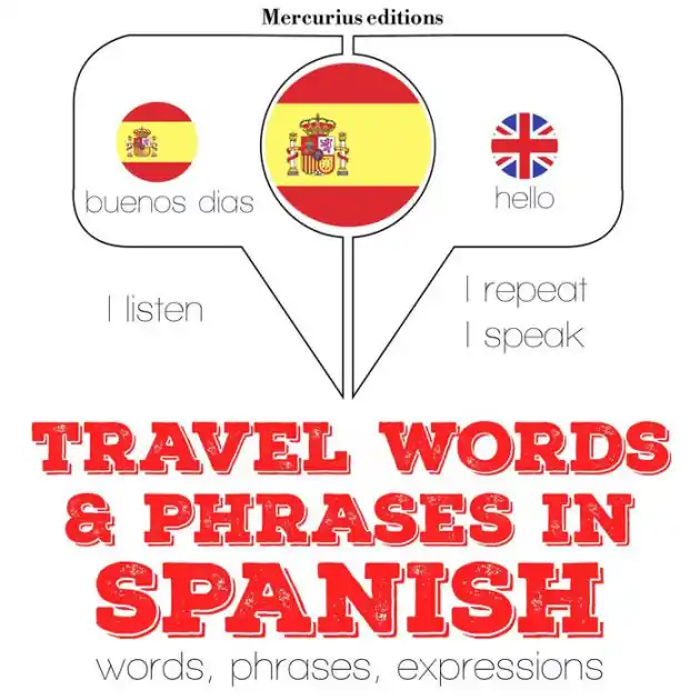 Travel words and phrases in Spanish Next Day Delivery