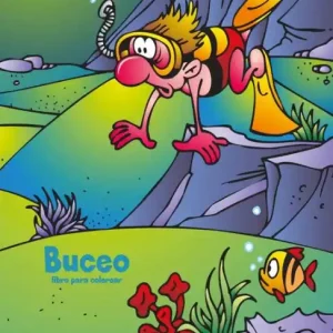 Buceo libro para colorear 1 Free Delivery