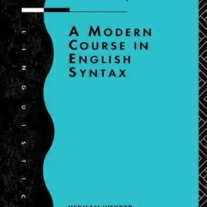 Buy Online A Modern Course in English Syntax