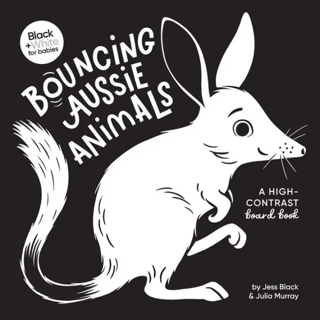 Seasonal Sale Bouncing Aussie Animals: A high-contrast board book (Black and White for Babies, #5)