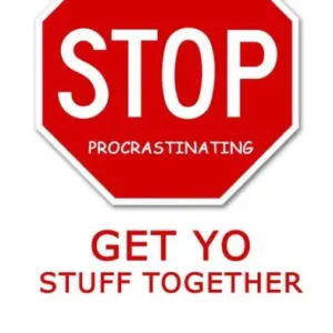 Price Cut Stop Procrastinating: Get Yo Stuff Together