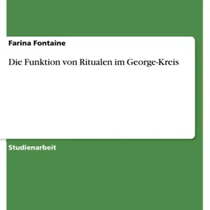 Place Order Die Funktion von Ritualen im George-Kreis