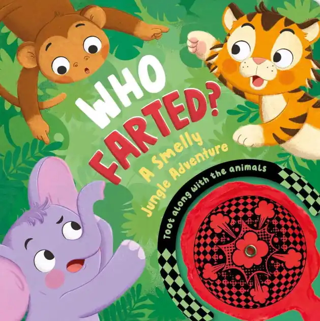 Mega Sale Who Farted? A Smelly Jungle Adventure: Toot Along with the Animals, Whoopee Cushion Included!