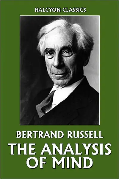 The Analysis of Mind by Bertrand Russell Final Sale