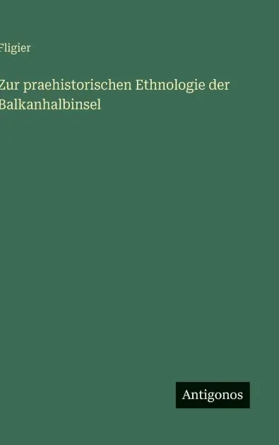 Zur praehistorischen Ethnologie der Balkanhalbinsel Free Returns